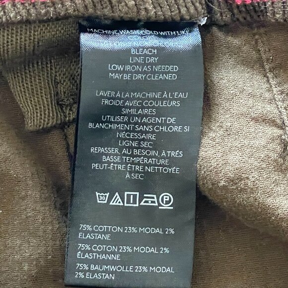 NWT 32 Moss - Colette Cropped Wide Leg Pants Maeve Corduroy - Anthropologie - Picture 8 of 8